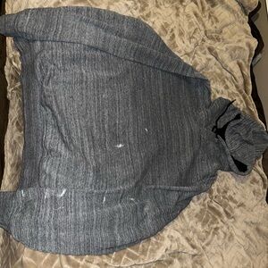 Gray Hooded Men's Sweater